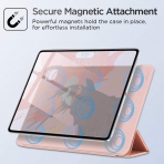 ESR iPad Pro Rebound Manyetik Akll Klf (12.9 in)(4. Nesil)-Rose Gold