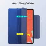 ESR iPad Pro Rebound Manyetik Akll Klf (12.9 in)(4. Nesil)-Blue