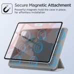 ESR iPad Pro Rebound Manyetik Akll Klf (12.9 in)(4. Nesil)-Gray