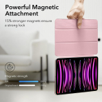 ESR iPad Pro Rebound Manyetik Ak�ll� K�l�f (12.9 in�)(4. Nesil)-Pink