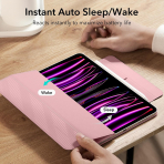 ESR iPad Pro Rebound Manyetik Ak�ll� K�l�f (12.9 in�)(4. Nesil)-Pink