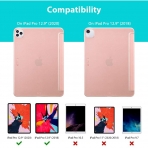 ESR iPad Pro Rebound nce Klf (12.9 in)(4. Nesil)-Rose Gold