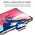 ESR iPad Pro Kalem Blmeli Klf (12.9 in) (2018)-Silver