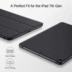 ESR iPad Kalem Bölmeli Kılıf (10.2 inç)(7. Nesil)-Black
