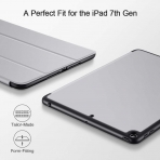 ESR iPad Kalem Bölmeli Kılıf (10.2 inç)(7. Nesil)-Gray