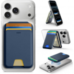 ESR iPhone 17 Manyetik Czdan Stand-Dark Blue