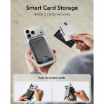 ESR iPhone 17 Manyetik Czdan Stand-Black Carbon