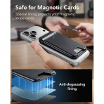 ESR iPhone 17 Manyetik Czdan Stand-Black