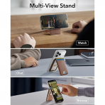 ESR iPhone 17 Manyetik Czdan Stand-Brown