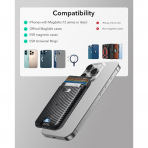 ESR iPhone 17 MagSafe Czdan Stand-Black Carbon