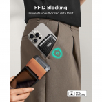 ESR iPhone 17 MagSafe Czdan Stand-Black Carbon