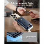 ESR iPhone 17 MagSafe Czdan Stand-Dark Blue