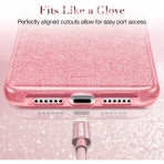 ESR iPhone SE Glitter Serisi Klf (2. Nesil)-Pink