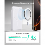 ESR iPhone Uyumlu Manyetik Czdan -White