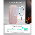 ESR iPhone Uyumlu Manyetik Czdan -Pink