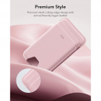 ESR iPhone Uyumlu Manyetik Czdan -Light Pink