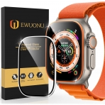 EWUONU Apple Watch Ultra 2.Nesil Ekran Koruyucu-Orange Titanium