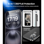 EZ-GLAZ iPhone 16 Privacy Ekran Koruyucu