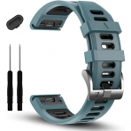 EZMVZKU Garmin Fenix 7/7Pro/6/6 Pro/5/5 Plus Kay-Cyan 