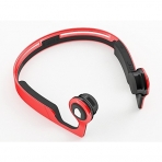 Ear Shield Kablosuz Bluetooth Ense Tipi Kulaklk-Red