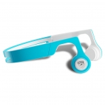 Ear Shield Kablosuz Bluetooth Ense Tipi Kulaklk-Blue