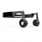Ear Shield Kablosuz Bluetooth Ense Tipi Kulaklk-Black-Grey