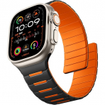 Easuny Apple Watch Ultra 1/2.Nesil Kay-Black Orange