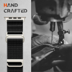 Easuny Apple Watch 10 42mm Alpine Kay-All Black