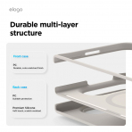 Elago iPhone Duo MagSafe Uyumlu Silikon K�l�f-Black