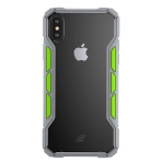 Element Case iPhone XS Max Rally Klf (MIL-STD-810G)-Light Grey/Lime