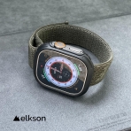 Elkson Quattro Max Apple Watch Ultra 2.Nesil Ekran Koruyucu (49mm)-Black