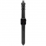 EloBeth Apple Watch Deri Kay (38/40mm)-Black Strap Black Clasp
