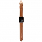 EloBeth Apple Watch Deri Kay (38/40mm)- Brown Strap Rose Gold Clasp