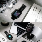 EloBeth Apple Watch Metal Kay (44mm)-Black
