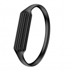 EloBeth Fitbit Flex 2 Aksesuar Bileklik (Small)-Black