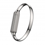EloBeth Fitbit Flex 2 Aksesuar Bileklik (Small)-Silver