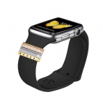 Elobeth Apple Watch Metal Tokal Kay (38/40mm)-Black