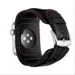 Elobeth Apple Watch Deri Kay (38mm/40mm)-Black