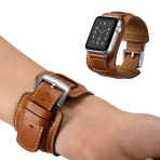 Elobeth Apple Watch Deri Kay (38mm/40mm)-Brown