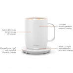 Ember Scaklk Kontroll Akll Kupa (2.Nesil)(410ml)-White