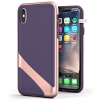 Encased Apple iPhone X Lexion Serisi Klf-Purple Rose Gold