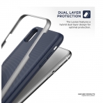 Encased Apple iPhone X Lexion Serisi Kemer Klipsli Klf-Blue Silver
