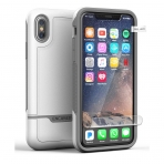 Encased Apple iPhone X Rebel Serisi Klf (MIL-STD-810G)-Grey