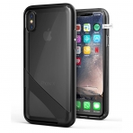 Encased Apple iPhone X Reveal Serisi Metal ereveli effaf Klf-Crystal Black