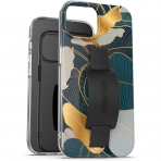 Encased Finger Loop Apple iPhone 15 Pro Klf-Blue/Gold