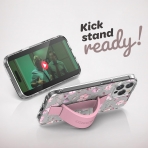 Encased Finger Loop Apple iPhone 15 Pro Klf- Flowers Pink