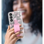 Encased Finger Loop Galaxy S24 Klf-Pink Flowers
