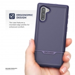 Encased Galaxy Note 10 Rebel Serisi Klf (MIL-STD-810G)-Purple