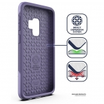 Encased Galaxy S9 Plus Rebel Seri Klf (MIL-STD-810G)-Purple