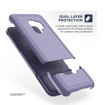 Encased Galaxy S9 Rebel Seri Klf (MIL-STD-810G)-Deep Purple